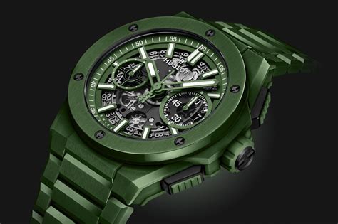 hublot big bang integrated green ceramic|Hublot big bang original steel.